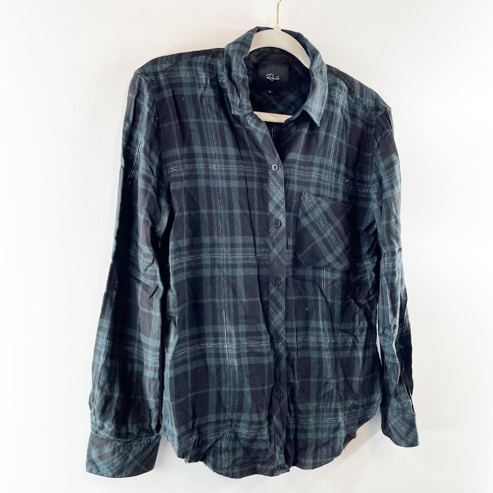 Rails Hunter Button Down Plaid Flannel Long Sleev… - image 6